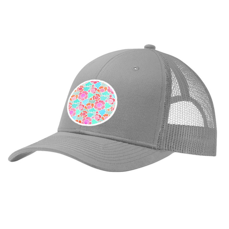 Abalone Abstract In Aqua And Purple With Texture 53408175 Pa Trucker Cap by wahidd22 | Artistshot