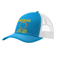 Michigan Total Solar Eclipse 2017 T Shirt Pa Trucker Cap | Artistshot