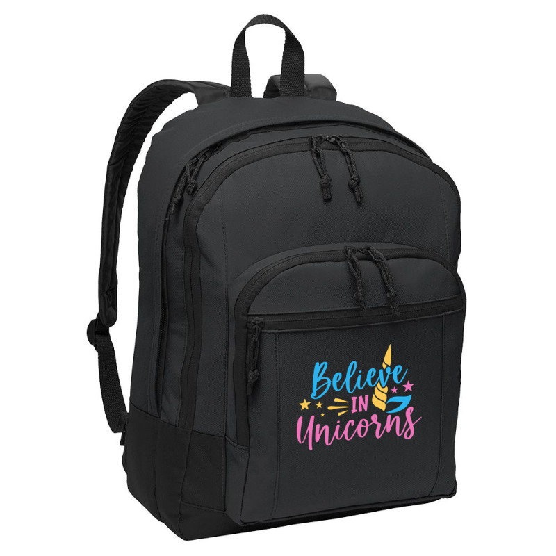 Believe N Unicorns T  Shirtbelieve în Unicorns T  Shirt Basic Backpack | Artistshot