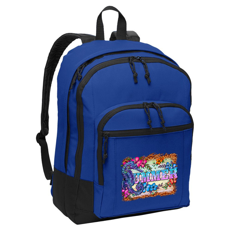 Seahorse Summer Basic Backpack | Artistshot