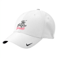 Future Is Female Hand Lettering Style Nike Dri-fit Cap | Artistshot