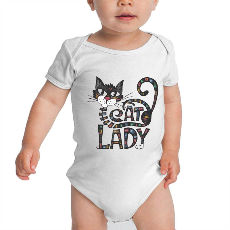 Crazy Cat Lady(2) Baby Bodysuit by John Nichols | Artistshot