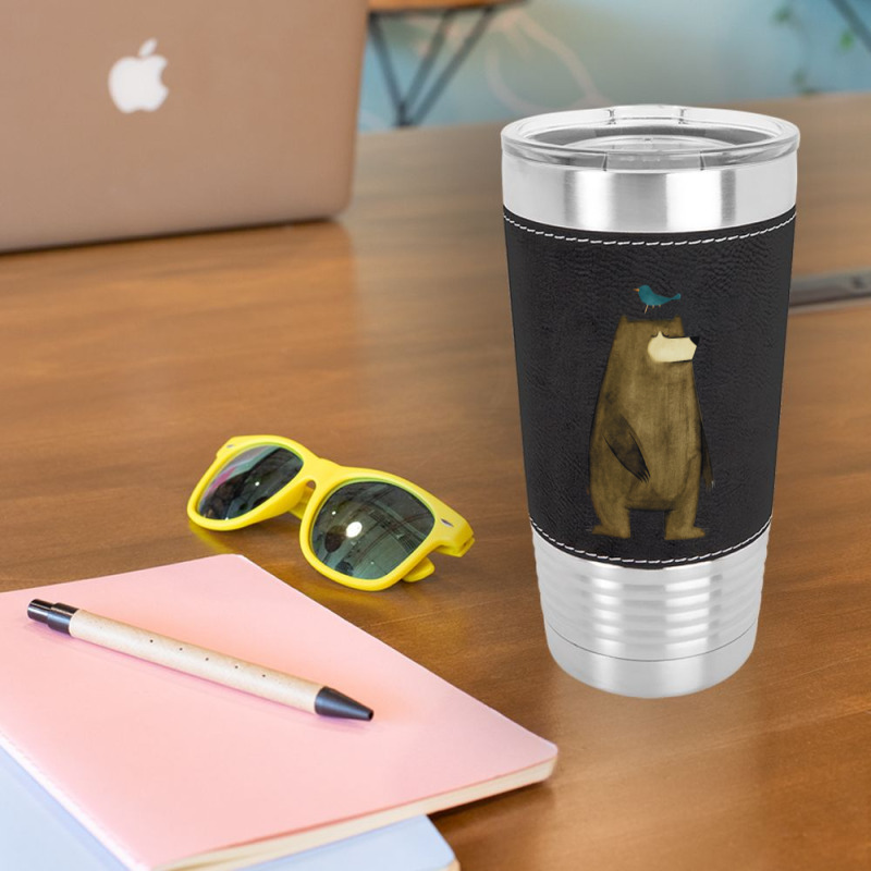 If You Think Im Awesome Meet My Twin Brother' Leatherette Tumbler | Artistshot