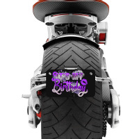 Purple Its My Birthday Motorcycle License Plate | Artistshot