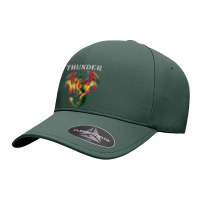 Imagine You Are A Thunder Dragon Breathing Fire With Wings Retro Vinta Seamless Cap | Artistshot