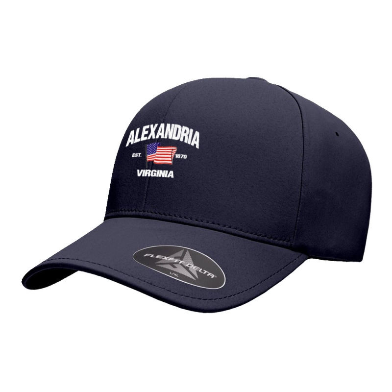 Alexandria Virginia Va Usa Stars & Stripes Vintage Style Premium Seamless Cap by WirtzRichard | Artistshot