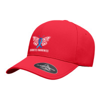 Blue Ribbon Fight Diabetes Awareness Month Seamless Cap | Artistshot