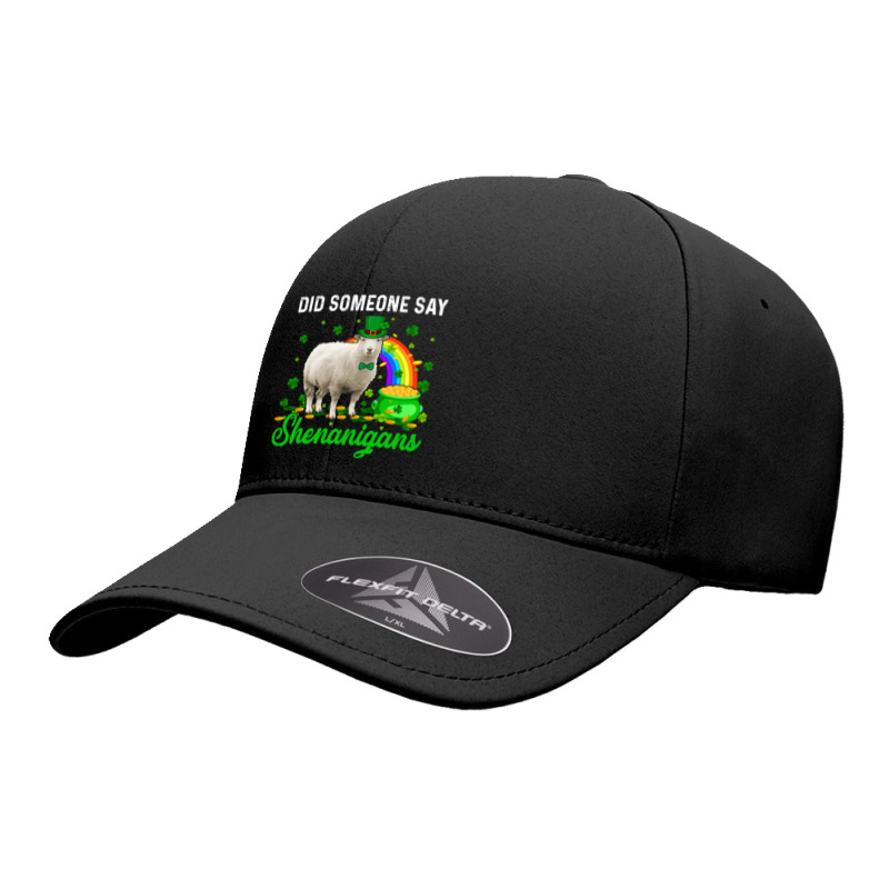 Did Someone Say Shenanigans Happy Patricks Day Sheep 240 Seamless Cap | Artistshot