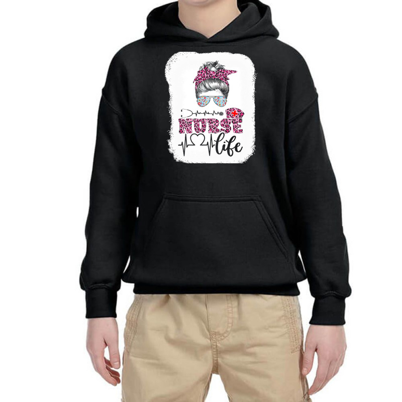 Nurse T  Shirt Nurse Life Leopard Registered Nurse, Cna, Nursing Schoo Youth Hoodie | Artistshot