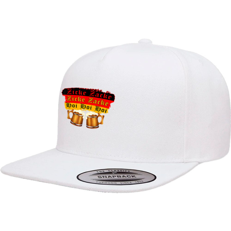 German Oktoberfest Zicke Zacke Hoi Tee Funny German Beer T Shirt 5 panel snapback cap by vazwttopperve | Artistshot