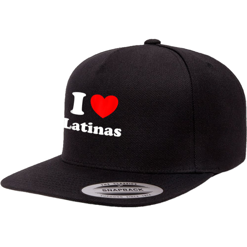 I Heart Latinas I Like Latinas Tank Top 5 panel snapback cap by johnjosephmenk | Artistshot