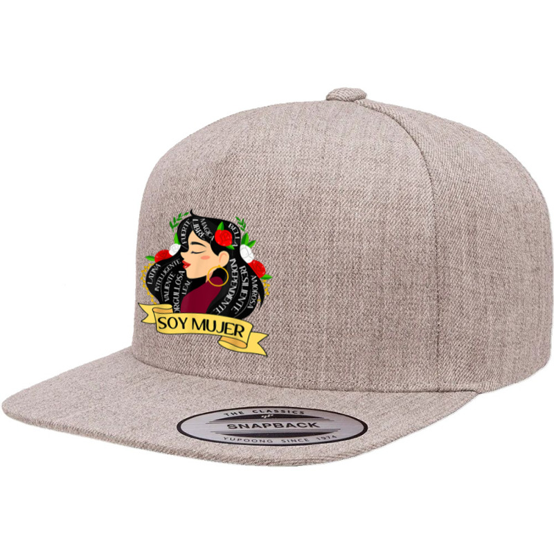 Soy Mujer Latina Fuerte Independiente Chingona Mujer Latina T Shirt 5 panel snapback cap by farronpoppo | Artistshot