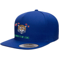 Ts Blind For Love Tiger [tb]02 Fix 5 Panel Snapback Cap | Artistshot