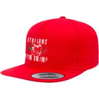 Italians For Trump   American And Italy Patriotic 5 Panel Snapback Cap | Artistshot