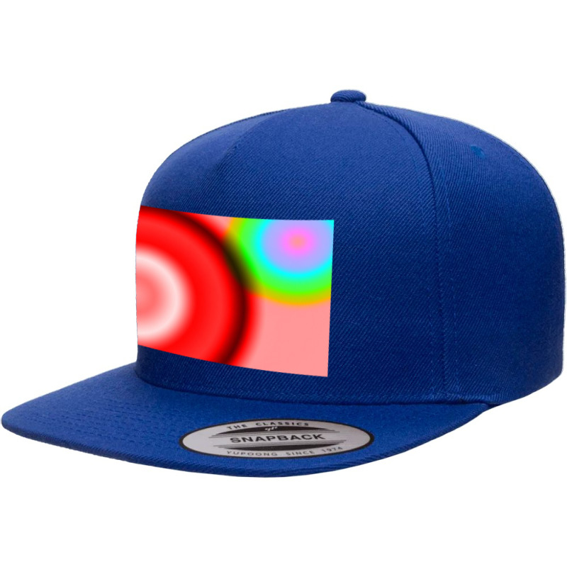 Multicolor Gradient Background For Cover Template, Blurred, Etc 5 Panel Snapback Cap | Artistshot