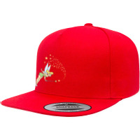 Tinkerbell Magic 5 Panel Snapback Cap | Artistshot