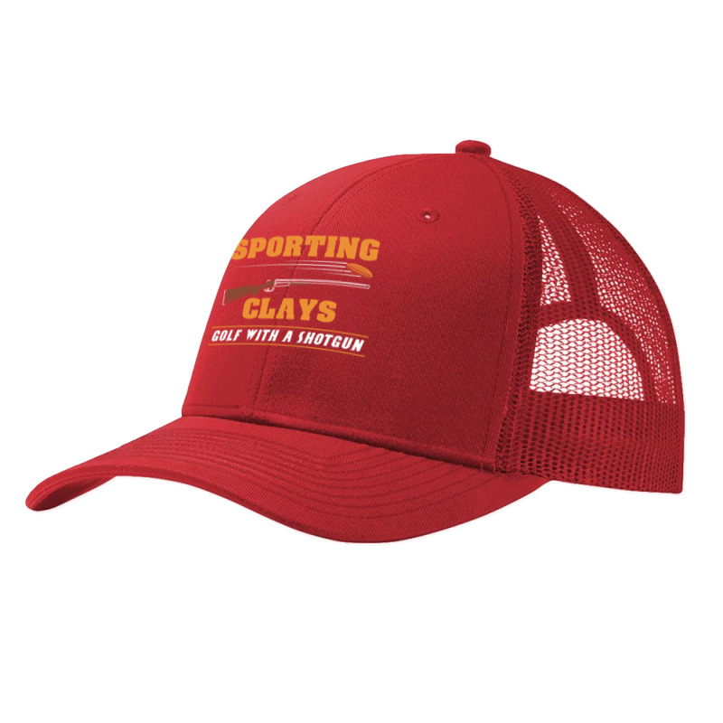 Sporting Clays   Golf With A Shotgun   Clay Target Shooting Pullover H Pa Trucker Cap | Artistshot