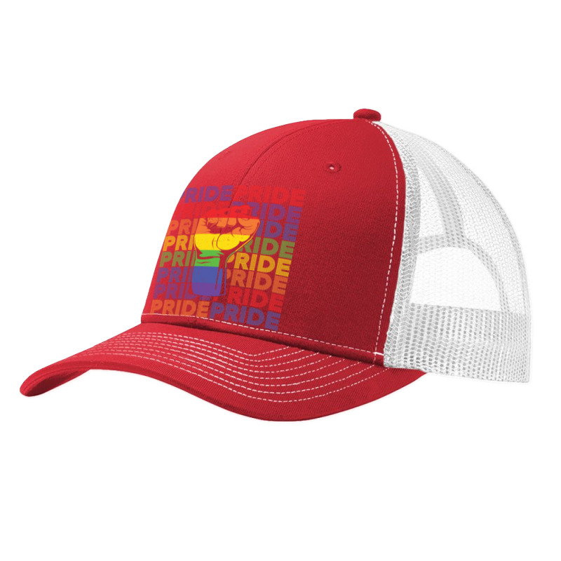 Rainbow Fist Pride Pa Trucker Cap by juliesolvstrom | Artistshot