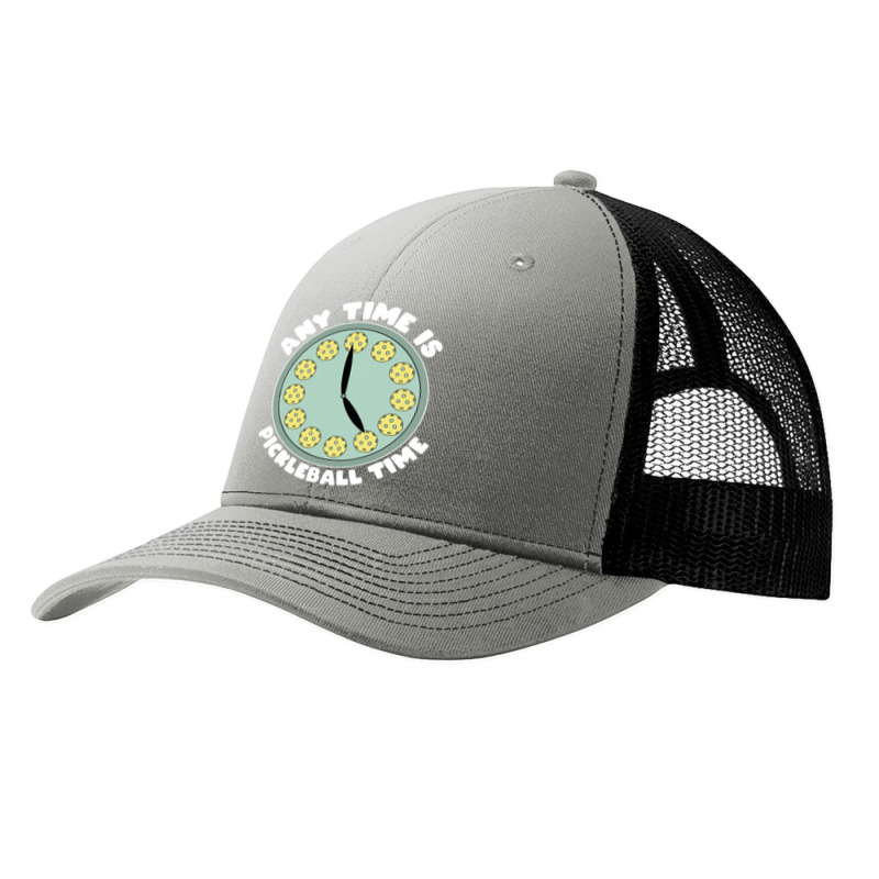 Pickleball Joke Any Time Is Pickleball Time Funny Pickler Pa Trucker Cap by Hoangduong | Artistshot