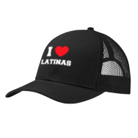 I Love Latinas Pullover Hoodie Pa Trucker Cap | Artistshot