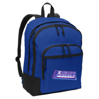 Analog Synthesizer 8bit 3d Retro Artwork Design Basic Backpack | Artistshot