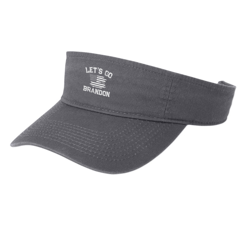 Let’s Go Brandon Conservative Us Flag Fashion Visor | Artistshot