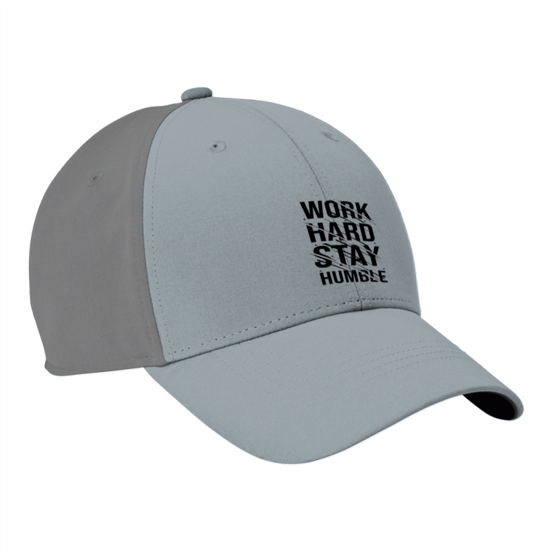 Work Hard Stay Humble Typography Nike Dri-fit Cap | Artistshot