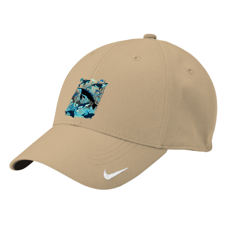 Sealife Blue Shades Dream Underwater Scenery Nike Dri-fit Cap | Artistshot