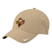 Christmas Texas Highland Cow Nike Dri-fit Cap | Artistshot