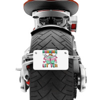 Running On Lit Tea Motorcycle License Plate | Artistshot