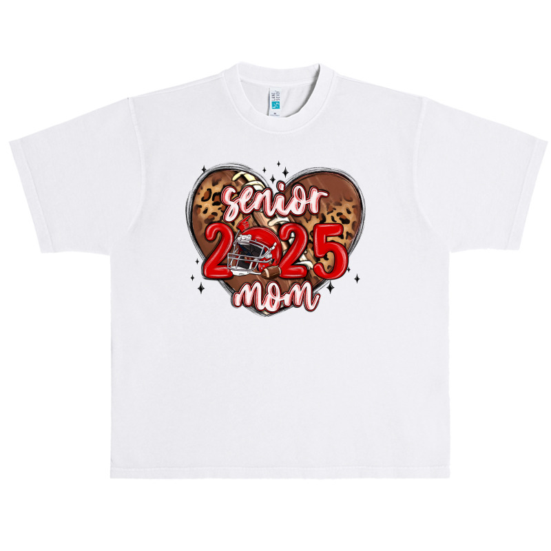 Senior 2025 Mom Football Urban Heavy T-shirt | Artistshot