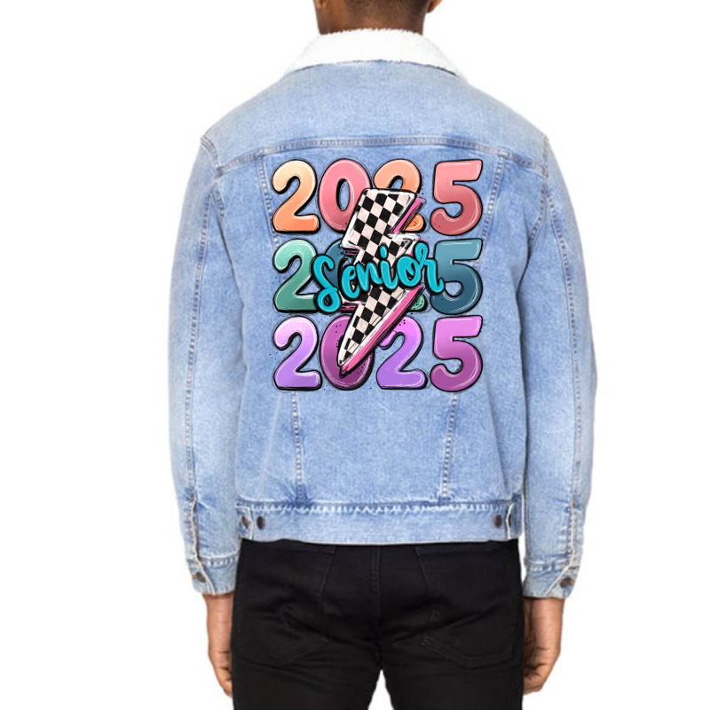 2025 Senior Unisex Sherpa-lined Denim Jacket | Artistshot