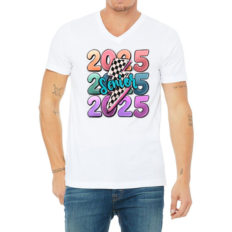 2025 Senior V-neck Tee | Artistshot