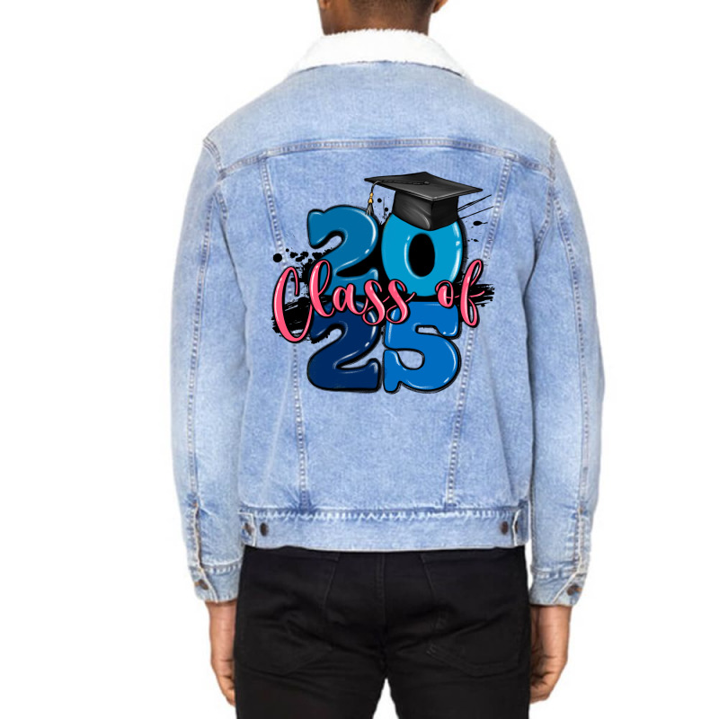 Class Of 2025 Unisex Sherpa-lined Denim Jacket | Artistshot