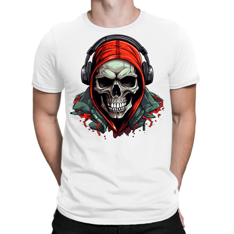 Hip Hop Skull T-shirt | Artistshot