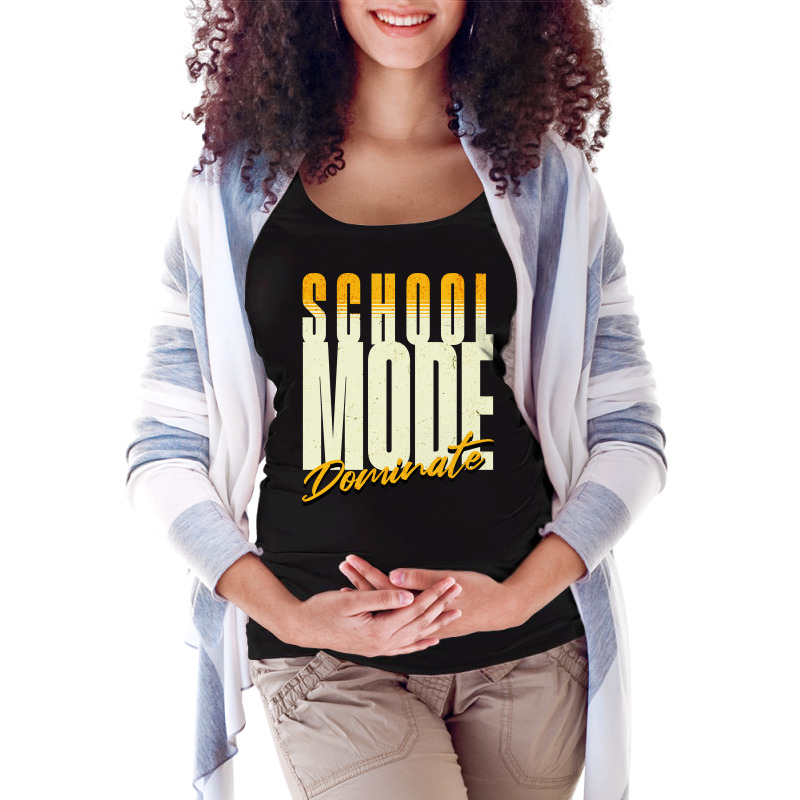 School Mode Dominate Maternity Scoop Neck T-shirt by spreadshirt.com/Wolf shop | Artistshot