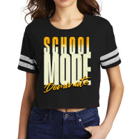 School Mode Dominate Scorecard Crop Tee | Artistshot