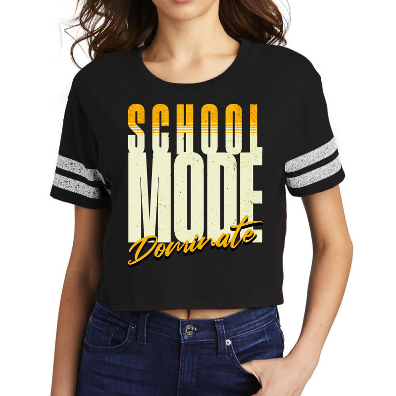 School Mode Dominate Scorecard Crop Tee by spreadshirt.com/Wolf shop | Artistshot