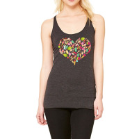 Ice Cream Heart Funny Summer Ice Cream Lover Ice Cream Heart T Shirt Racerback Tank | Artistshot