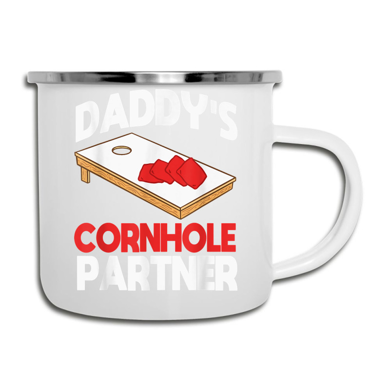 Daddy's Cornhole Partner Father's Day T Shirt Camper Cup | Artistshot