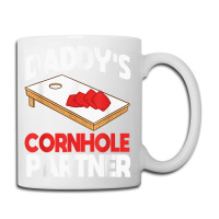 Daddy's Cornhole Partner Father's Day T Shirt Coffee Mug | Artistshot