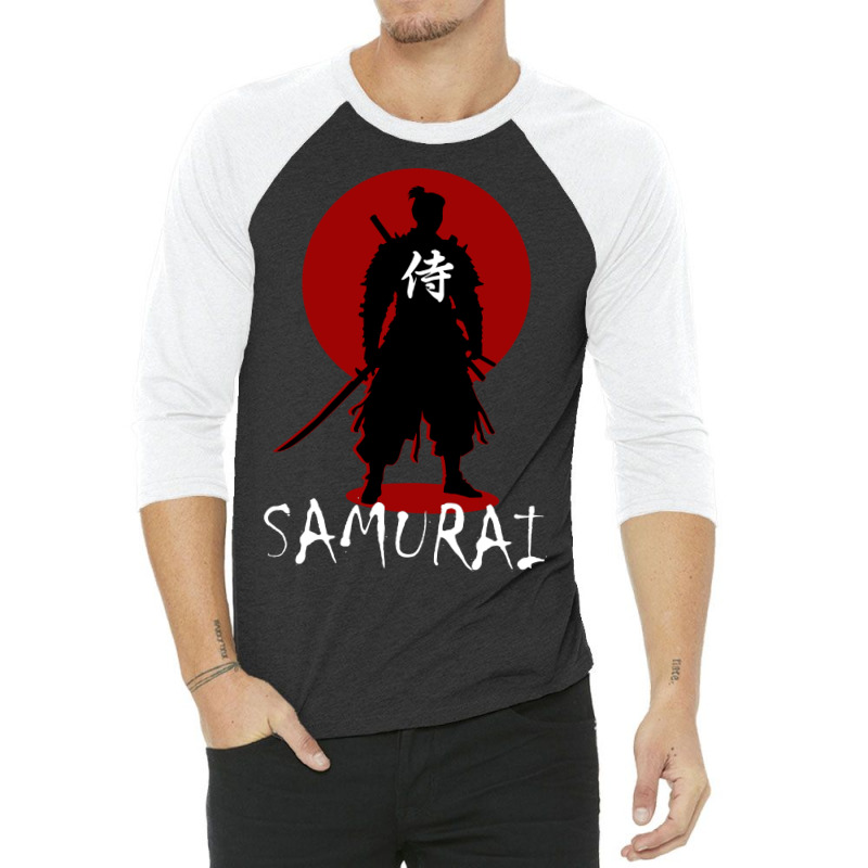 The Might Of The Samurai 3/4 Sleeve Shirt by Band78 | Artistshot