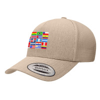 Vintage Latin American Flags Hispanic Heritage Month T Shirt Yupoong Trucker Cap | Artistshot