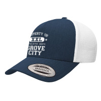 Grove City Xxl Athletic School Property Funny Yupoong Trucker Cap | Artistshot