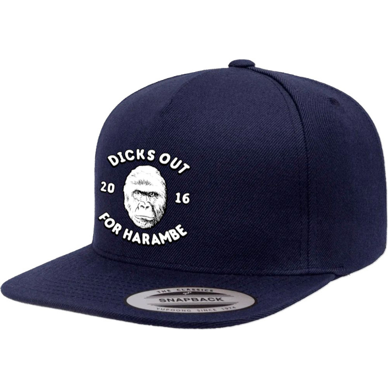 Dicks Out For Harambe 2016 5 panel snapback cap by arlida88 | Artistshot