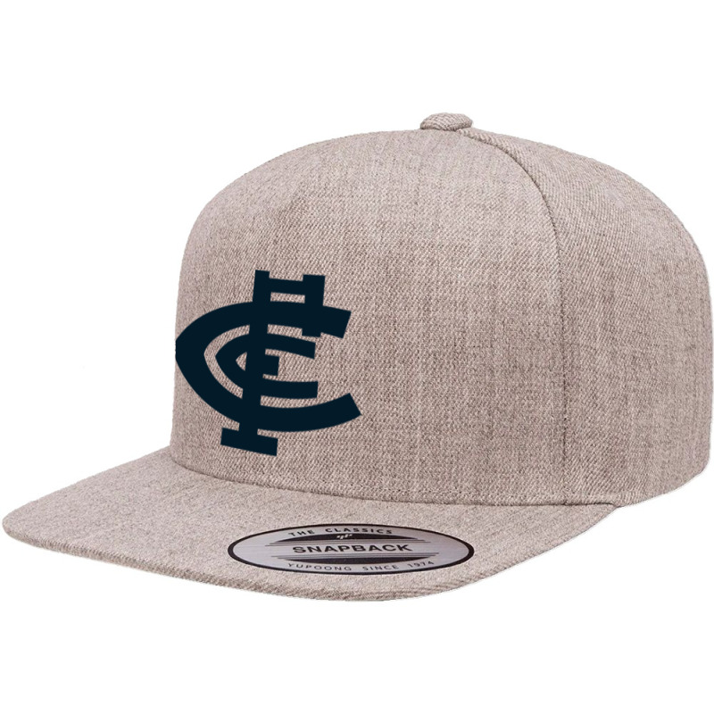 Carlton Fc 5 Panel Snapback Cap | Artistshot