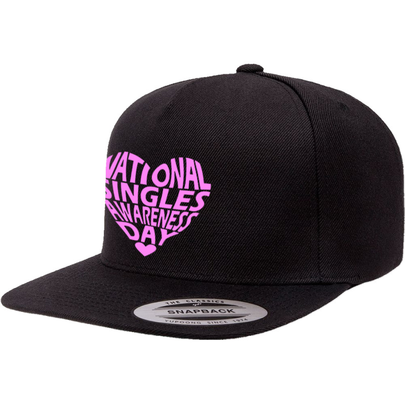 National Singles Day 5 panel snapback cap by zivanara | Artistshot