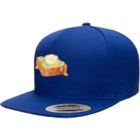 Brick Toast Bread Lover T  Shirt Honey Bread Brick Toast Topped With K 5 Panel Snapback Cap | Artistshot