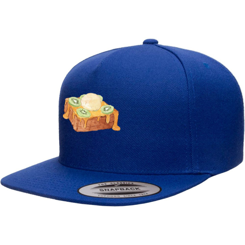 Brick Toast Bread Lover T  Shirt Honey Bread Brick Toast Topped With K 5 panel snapback cap by thymeartiste | Artistshot