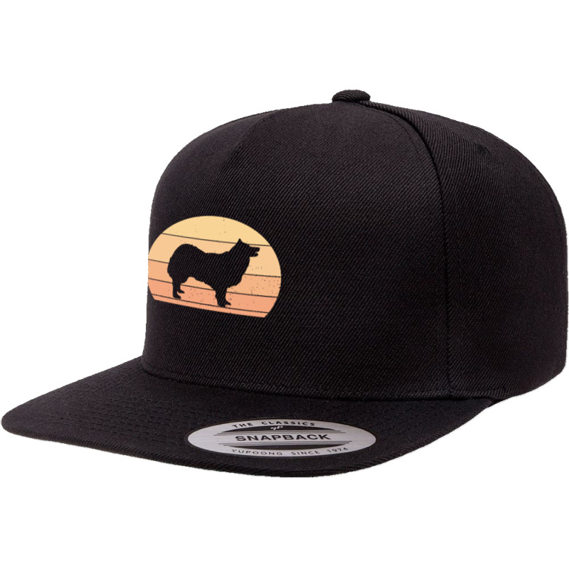 Icelandic T  Shirt Retro Sunset Icelandic Sheepdog T  Shirt 5 panel snapback cap by elephantjellyfish | Artistshot